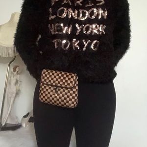 Authentic Louis Vuitton Damier Belt bag